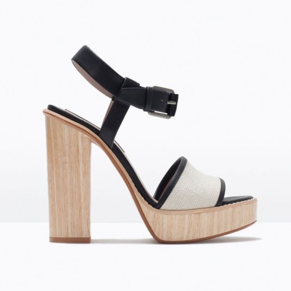 Zara Platform Sandal - Picture 1 of 8